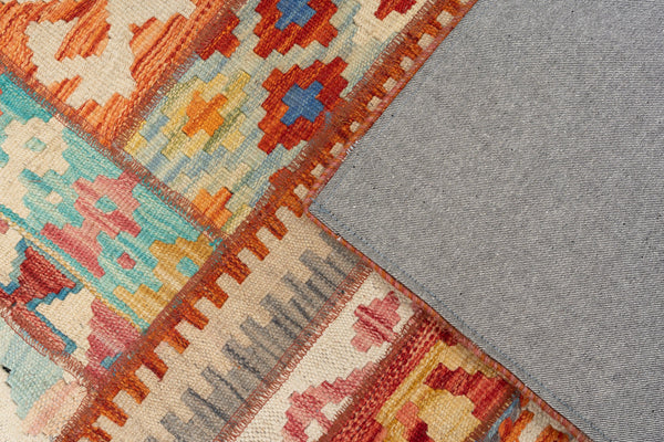 Kilim Afegão 122x122 cm.