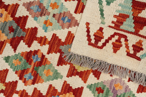 Kilim Afegão 126x84 cm.