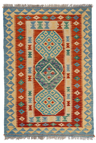 Kilim Afegão 133x90 cm.