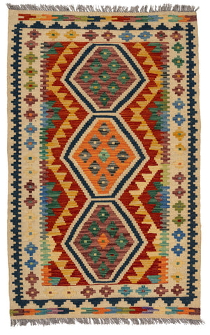 Kilim Afegão 138x86 cm.