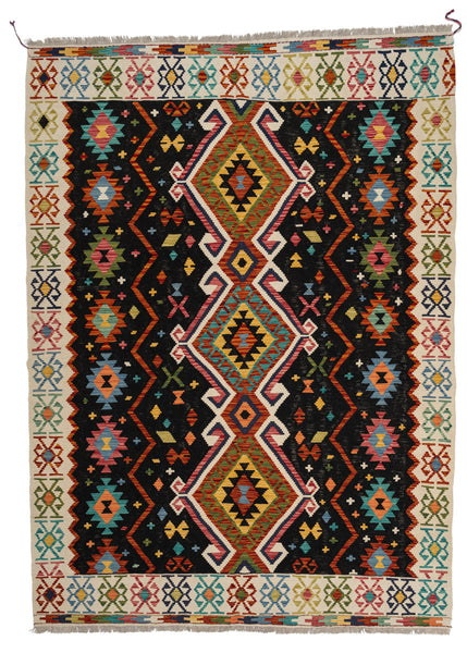 Kilim Afegão 241x176 cm.