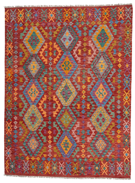 Kilim Afegão 251x184 cm.