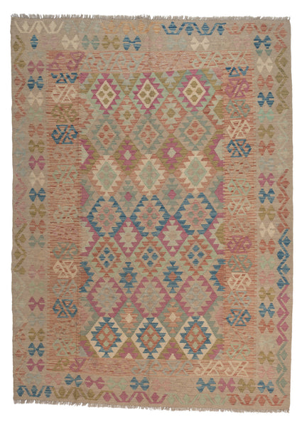 Kilim Afegão 254x183 cm.