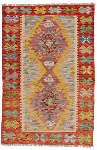 Kilim Afegão 152x99 cm.