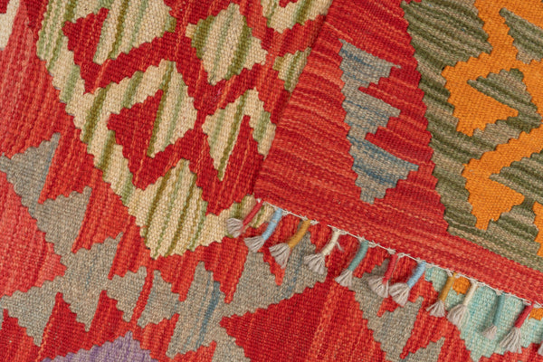 Kilim Afegão 302x210 cm.