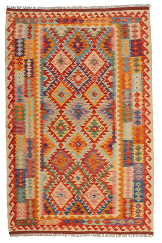 Kilim Afegão 205x133 cm.