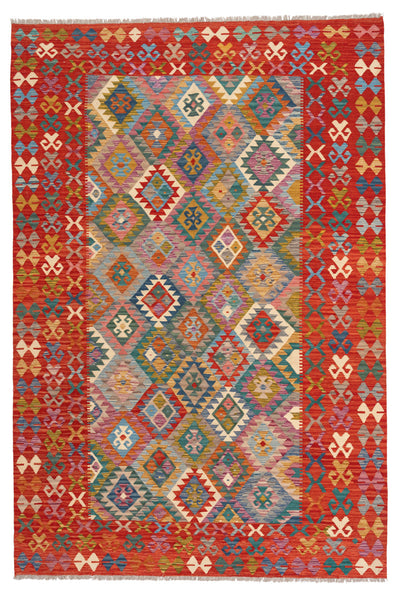 Kilim Afegão 292x201 cm.